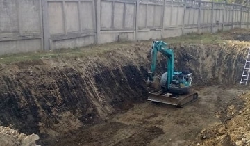 Копка котлована - услуги мини-экскаватора в Невинномсске