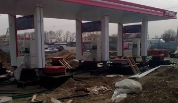 Услуги мини-экскаватора при постойке АЗС в Невинномсске